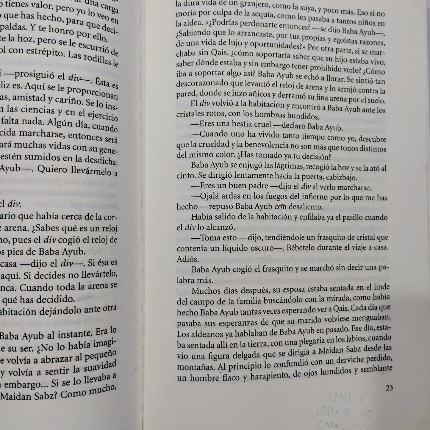 Y las montañas hablaron - Khaled Hosseini