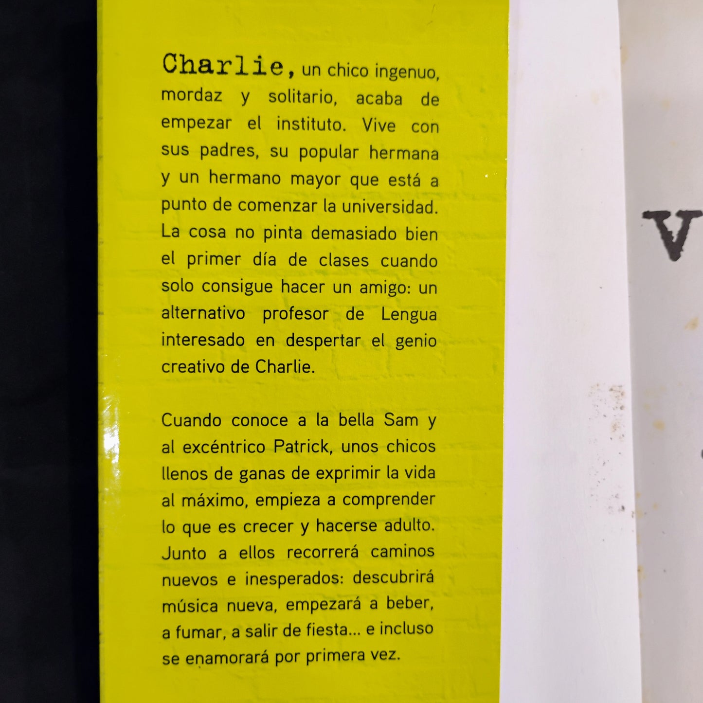 Las ventajas de ser invisible - Stephen Chbosky