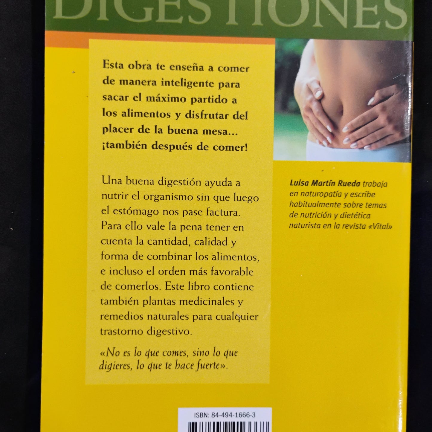 Buenas digestiones - Luisa Martín Rueda