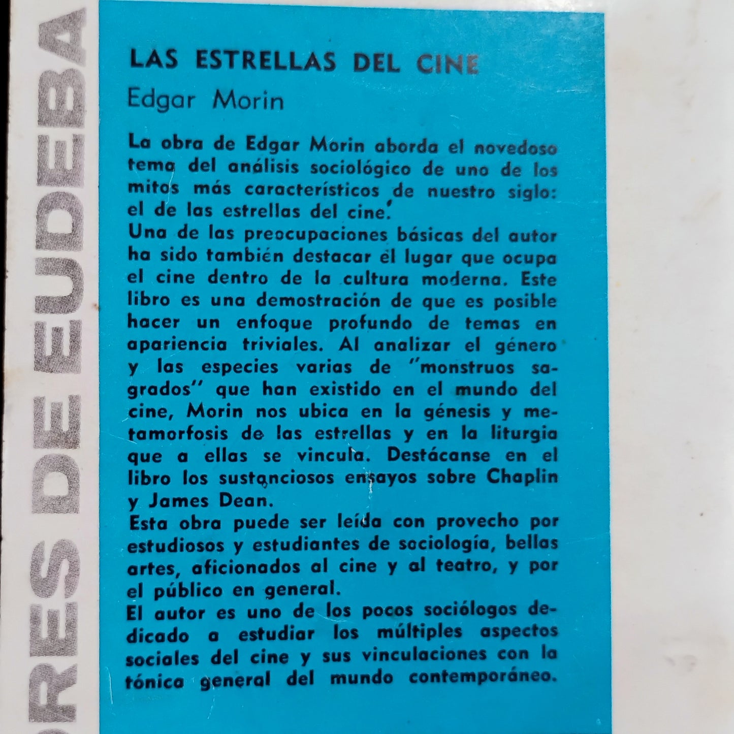 Las estrellas del cine - Edgar Morin