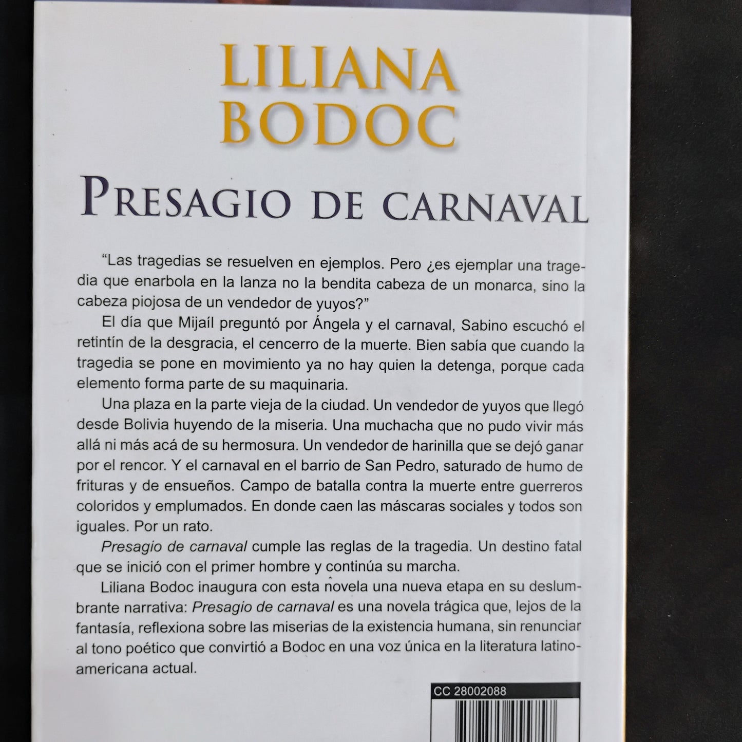 Presagio de Carnaval - Liliana Bodoc