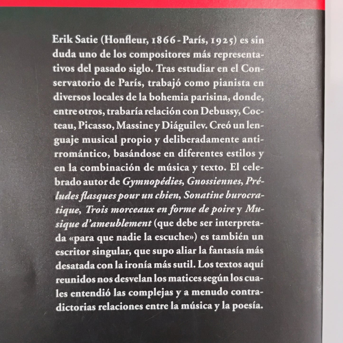 Cuadernos de un mamífero - Erik Satie