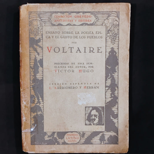 Ensayo sobre la poesía épica y el gusto de los pueblos- Voltaire