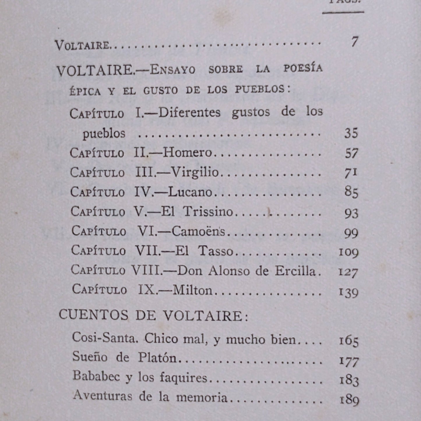 Ensayo sobre la poesía épica y el gusto de los pueblos- Voltaire