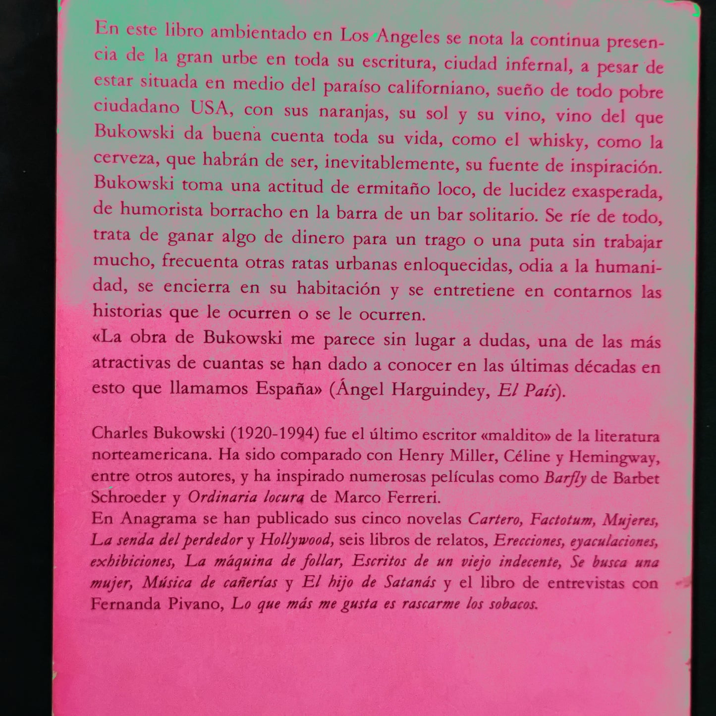 Se busca una mujer - Charles Bukowski