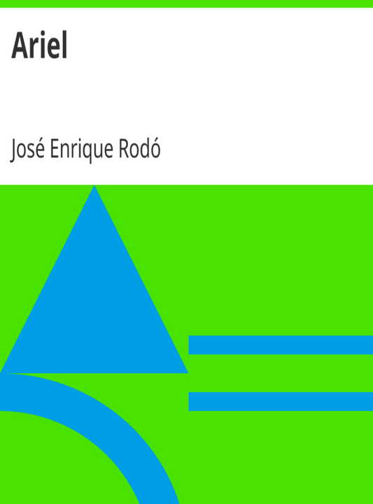 Ariel (Epub) - José Enrique Rodó