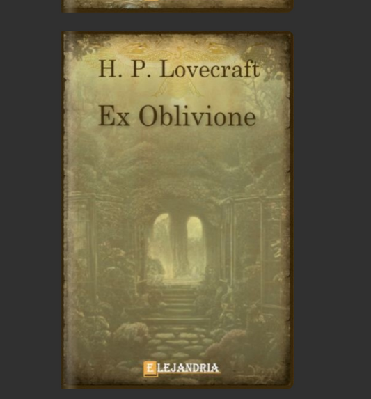 Ex Oblivion (Epub) - H. P. Lovecraft