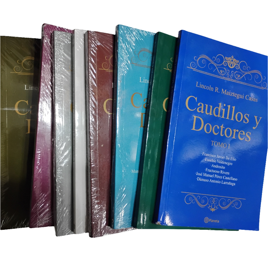 Caudillos y Doctores (colección completa 10 tomos) - Lincoln R. Maiztegui Casas