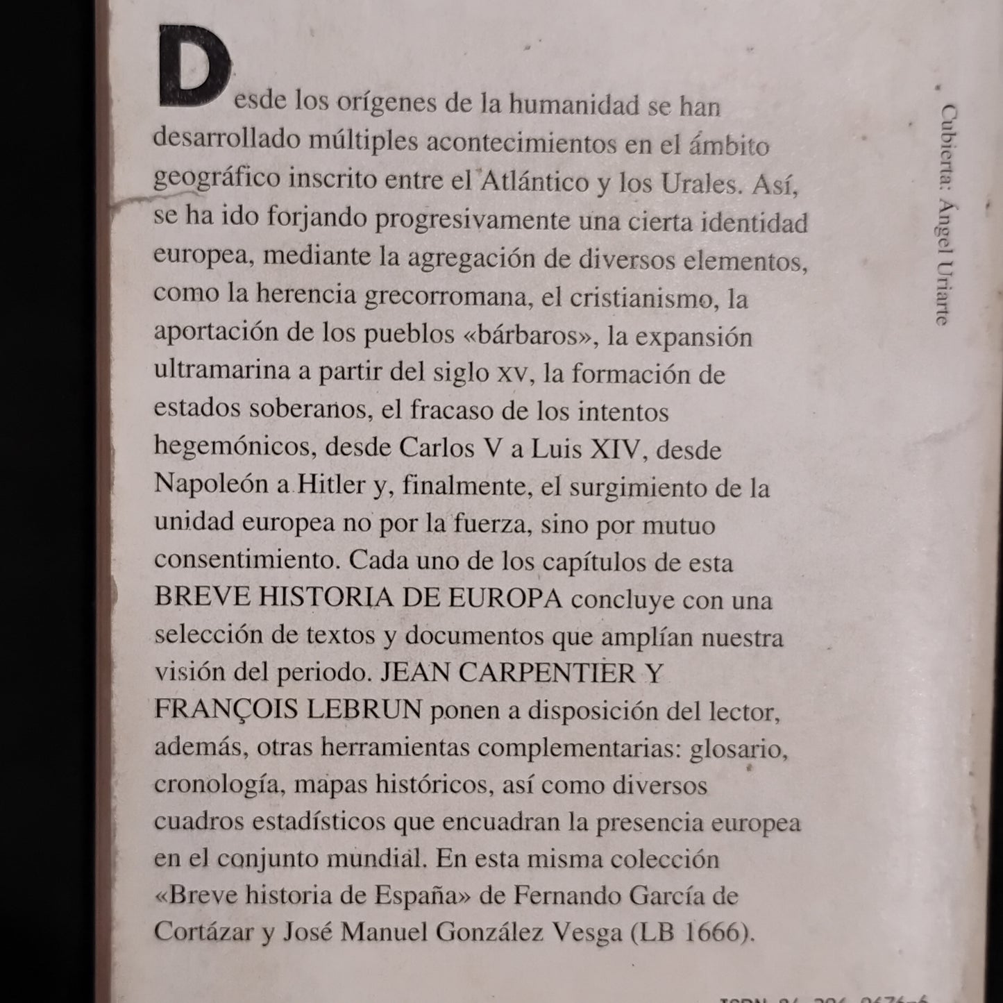 Breve HISTORIA DE EUROPA - Jean Carpentier y François Lebrun (dirs).
