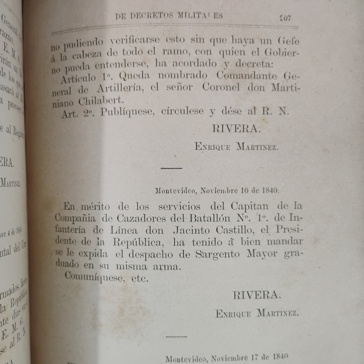 RECOPILACIÓN DE DECRETOS MILITARES (1828–1889) Tomo I - Coronel de Artillería Pedro de León (Compilador)