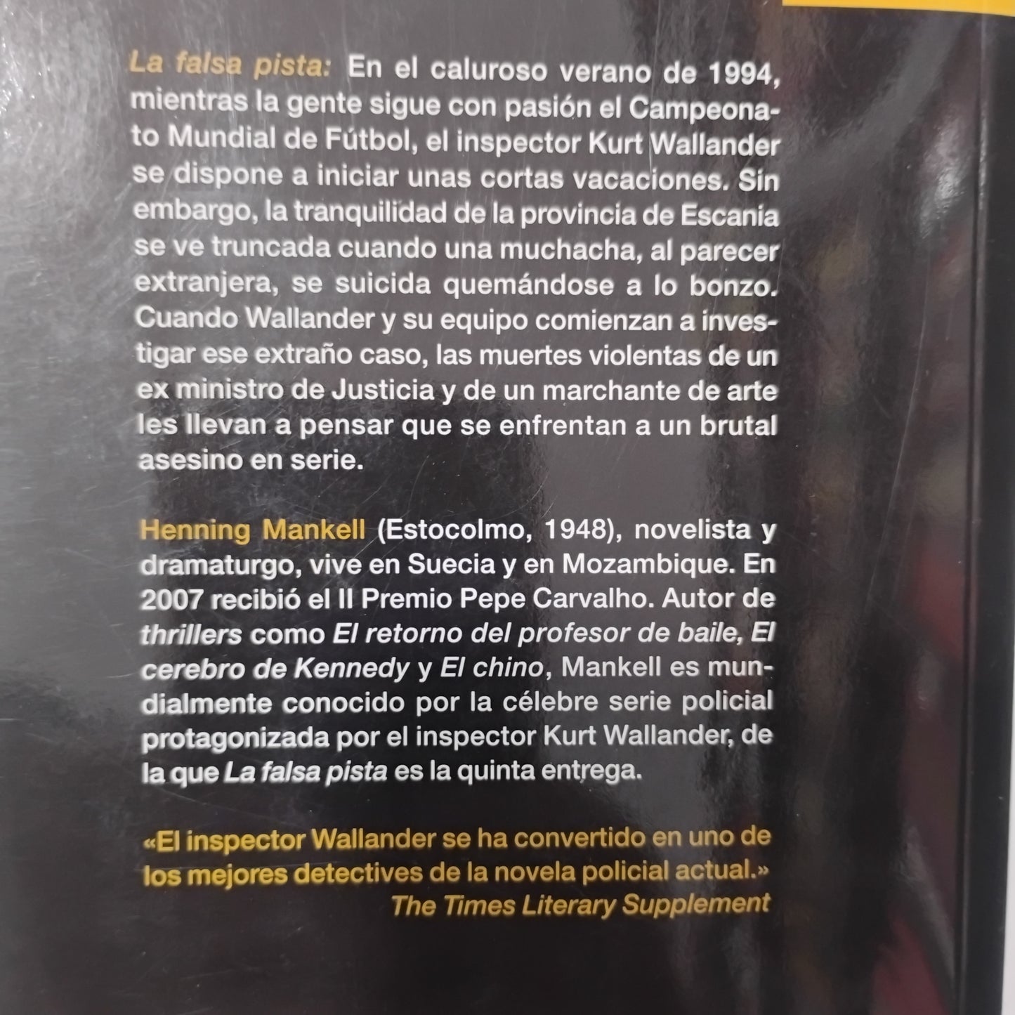 LA FALSA PISTA - Henning Mankell