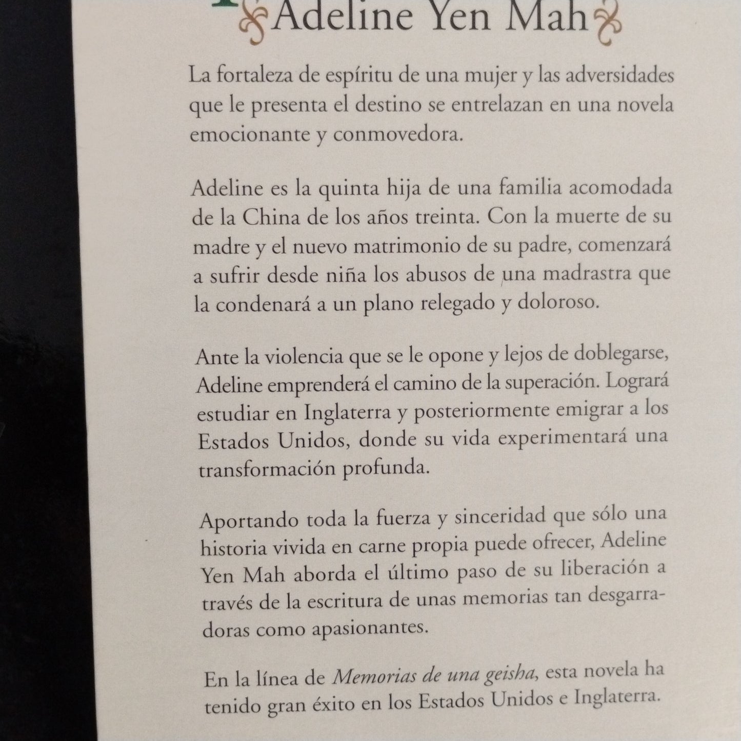 Las hojas que caen - Adeline Yen Mah