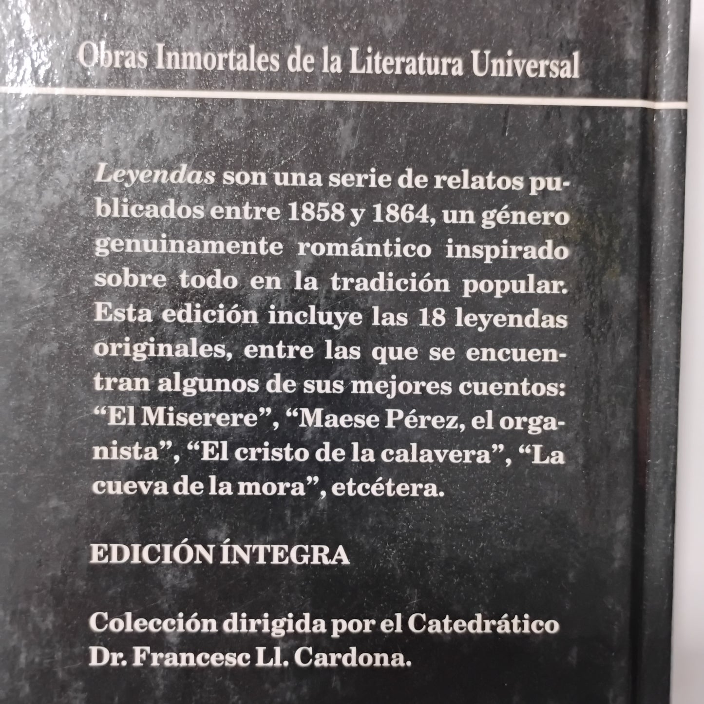 Leyendas - Gustavo Adolfo Bécquer