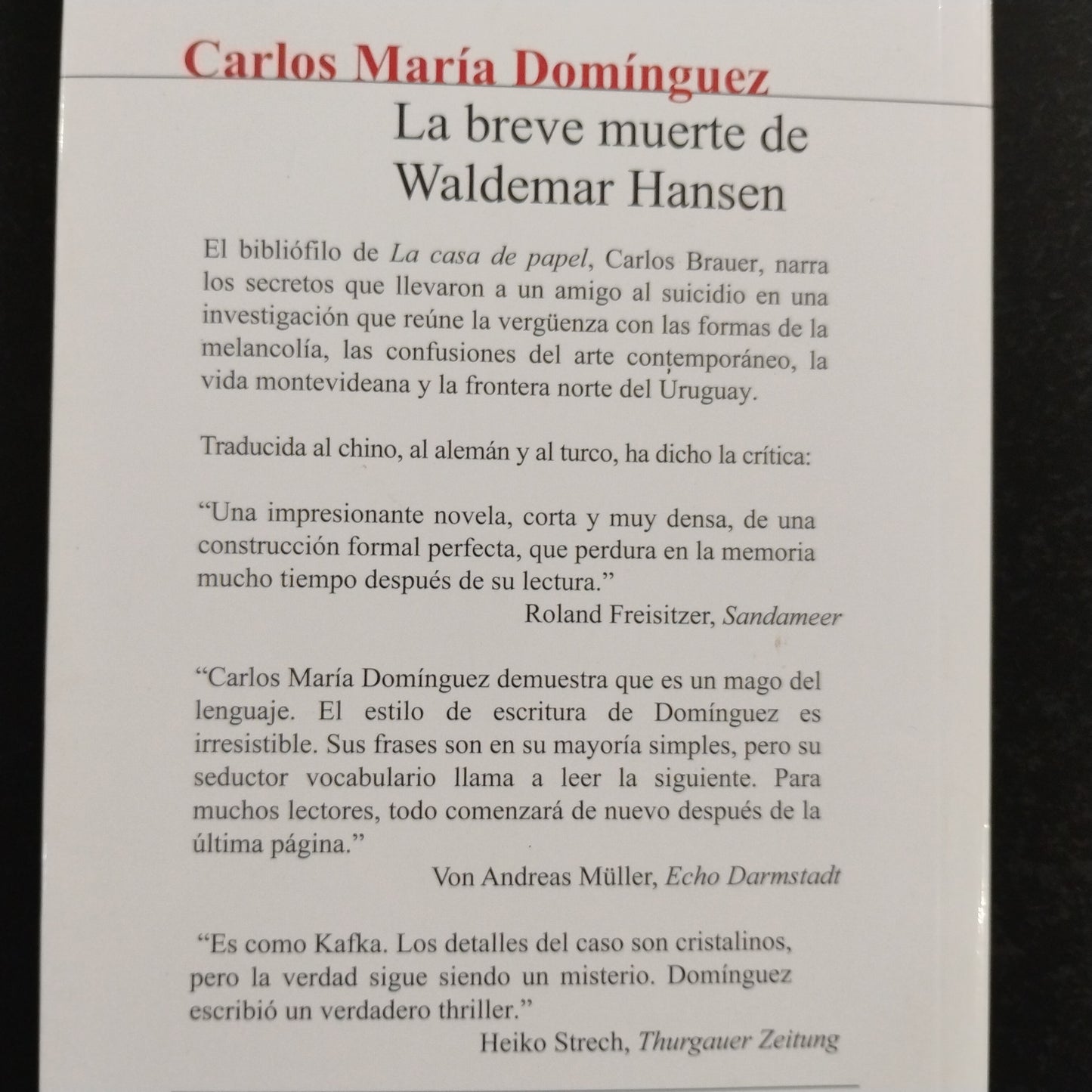 La breve muerte de Waldemar Hansen