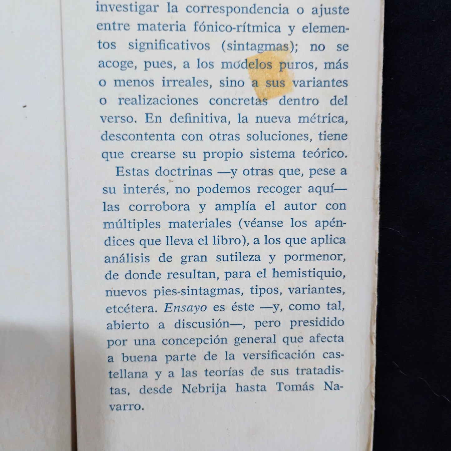 Ensayo de métrica sintagmàtica - Orestes Macri