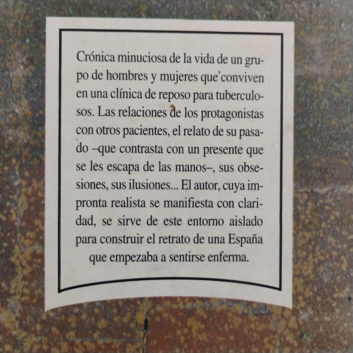 Pabellón de reposo - Camilo José Cela