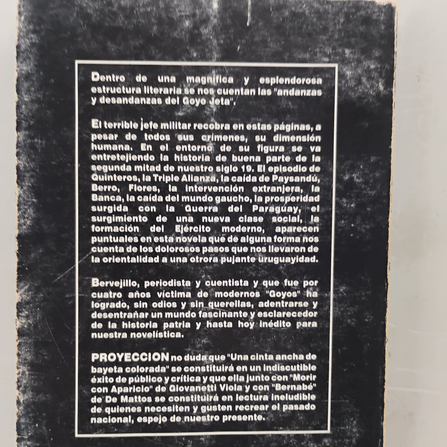 Una cinta ancha de bayeta colorada - Hugo Bervejillo