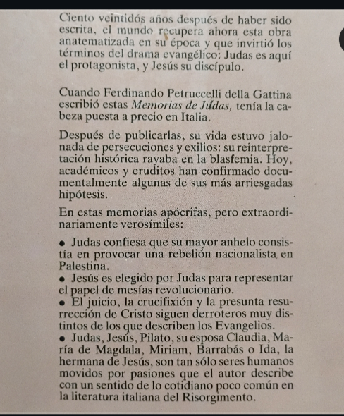 Memorias de Judas - F. Petruccelli della Gattina