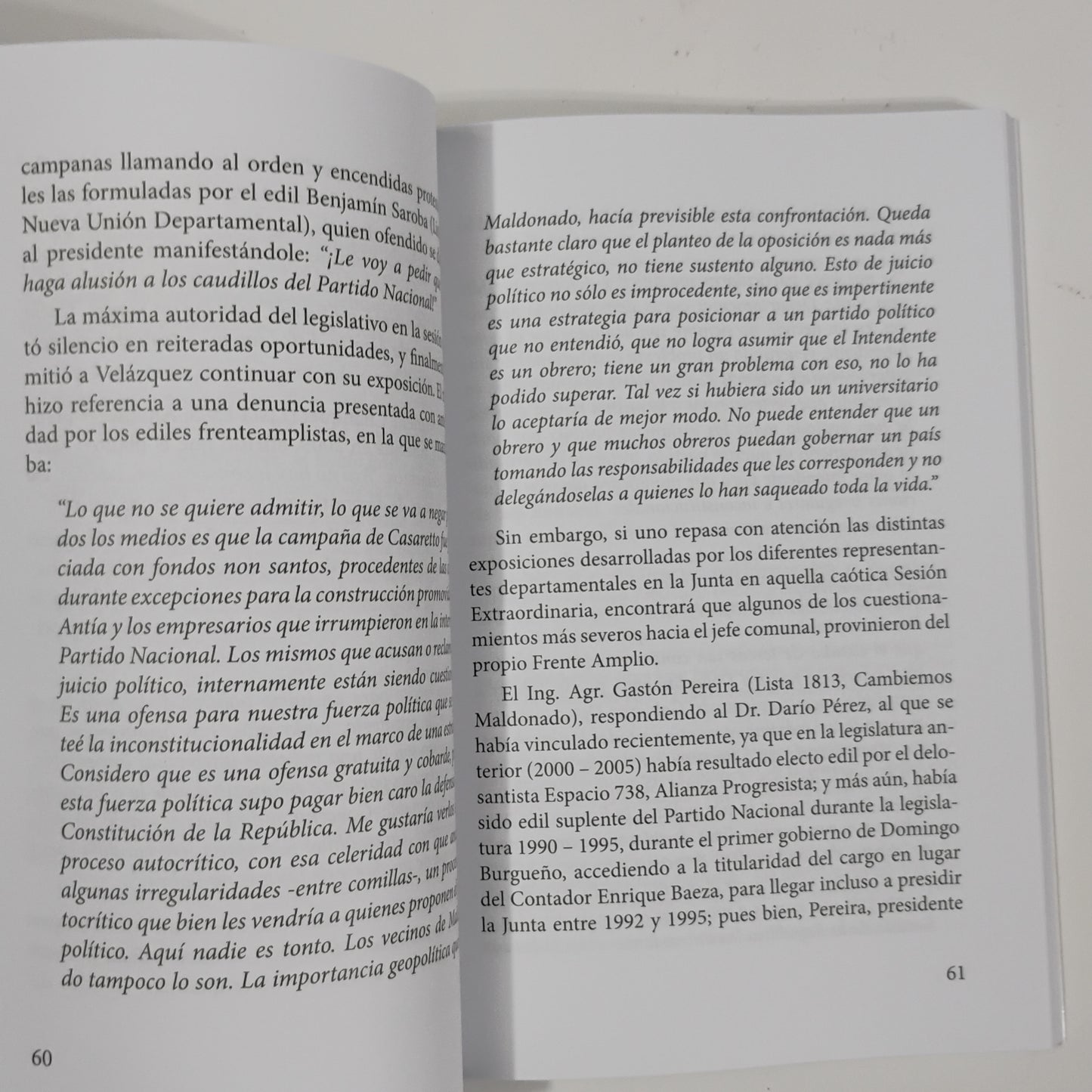DARÍO Y EL FLACO. Una mirada histórica y política al ¿último? Ciclo frenteamplista en Maldonado (2005 - 2015) - Martín Almada