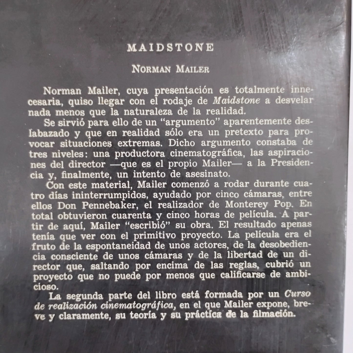 Maidstone. Un curso de realización cinematográfica - Norman Mailer