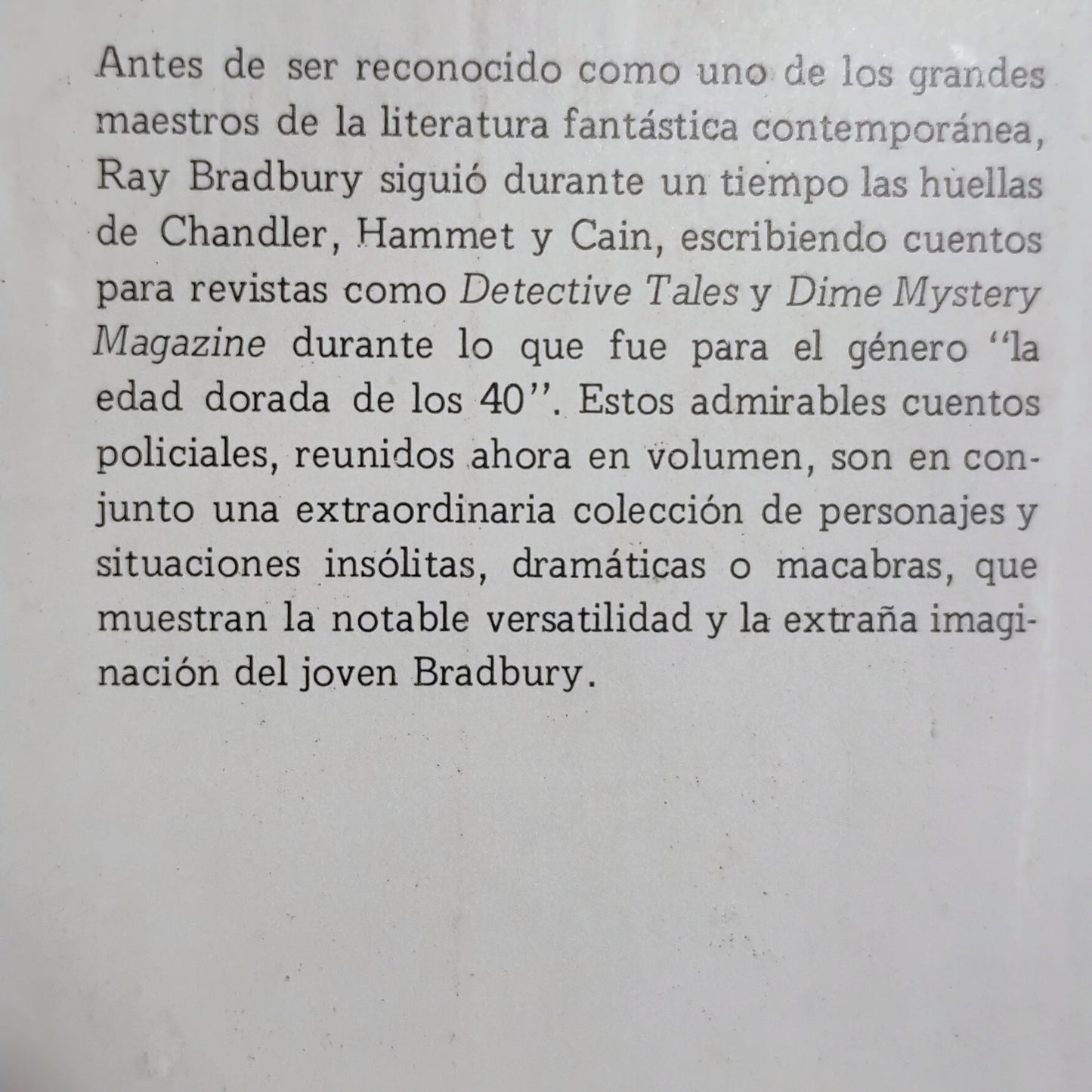 Memorias de crimenes - Ray Bradbury