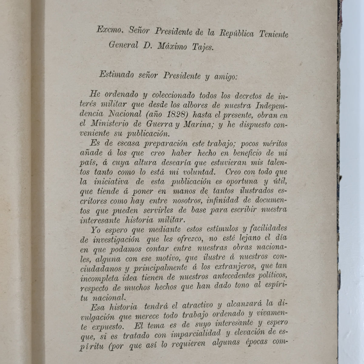RECOPILACIÓN DE DECRETOS MILITARES (1828–1889) Tomo I - Coronel de Artillería Pedro de León (Compilador)