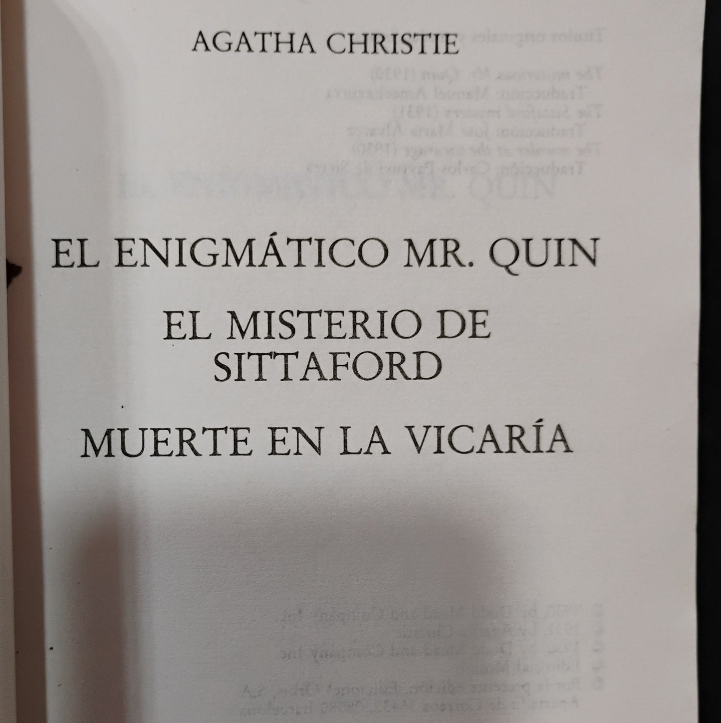 Agatha Christie. Obras Completas V