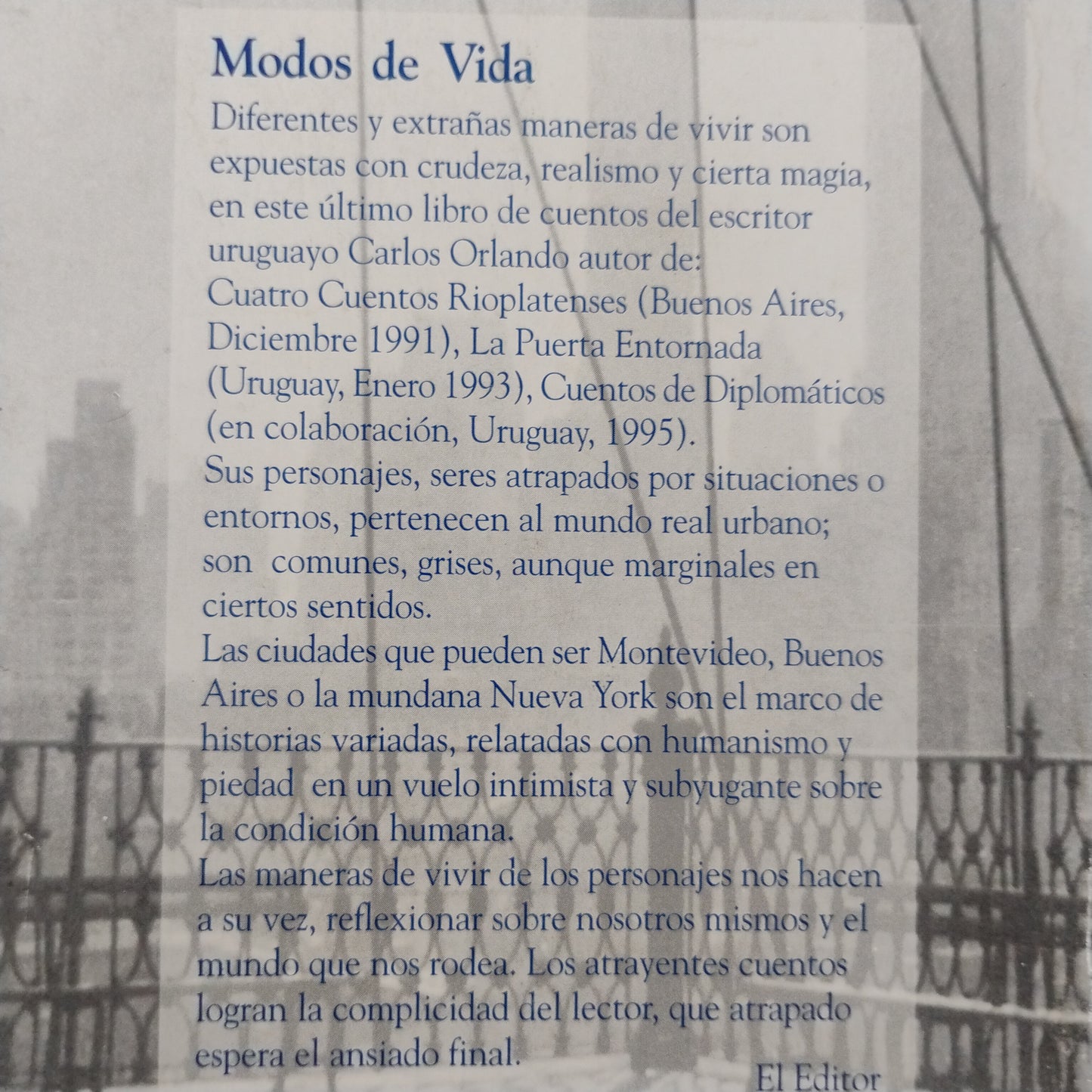 Modos de vida - Carlos Orlando