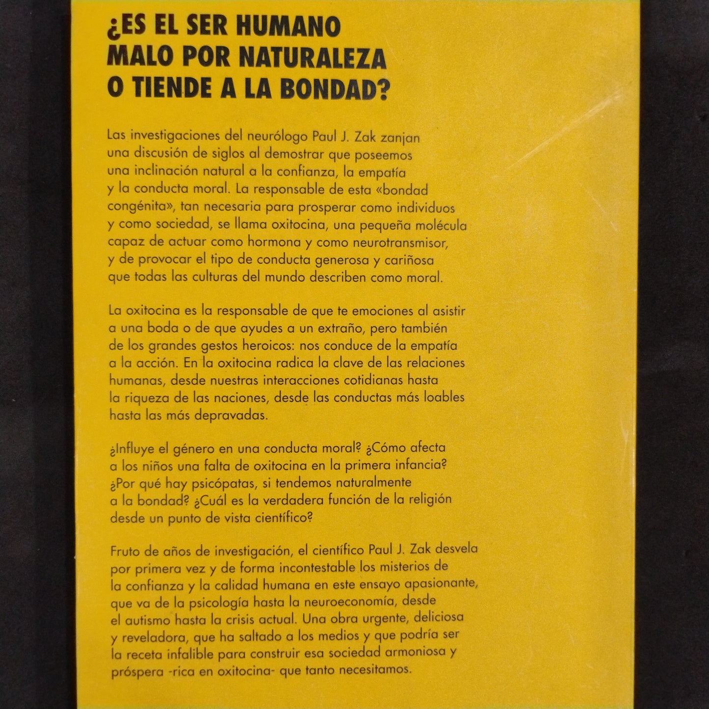 La molécula de la felicidad - Paul J. Zak