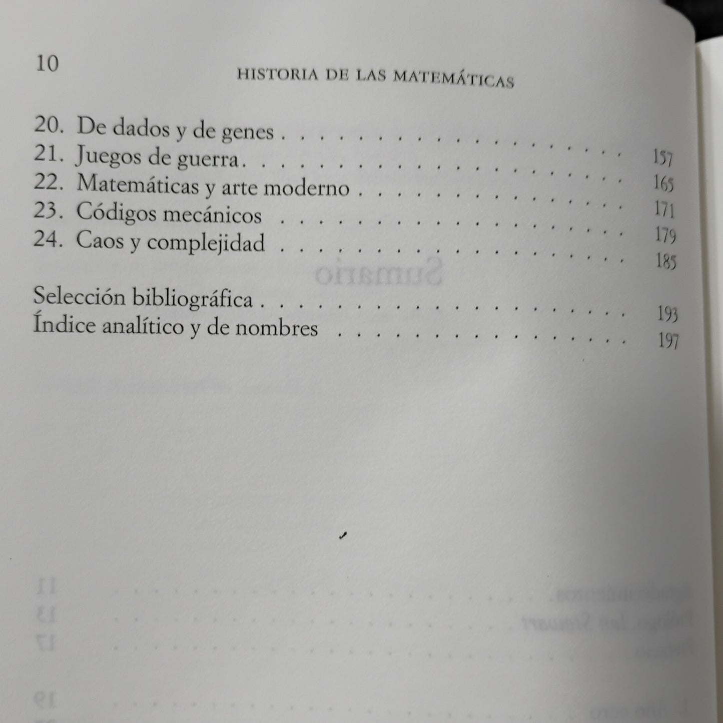 HISTORIA DE LAS MATEMÁTICAS. Del cálculo al caos - Richard Mankiewicz