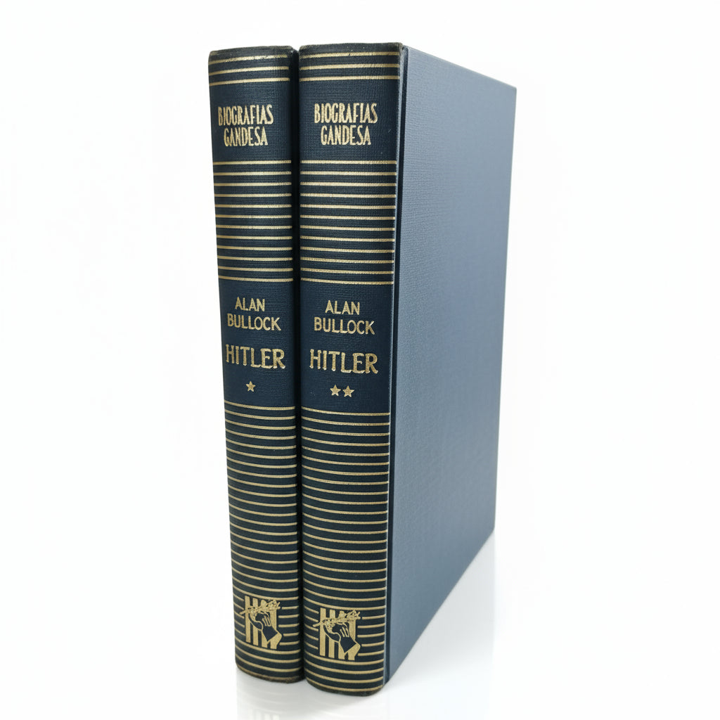 HITLER. Estudio de una tiranía (2 tomos) - Alan Bullock