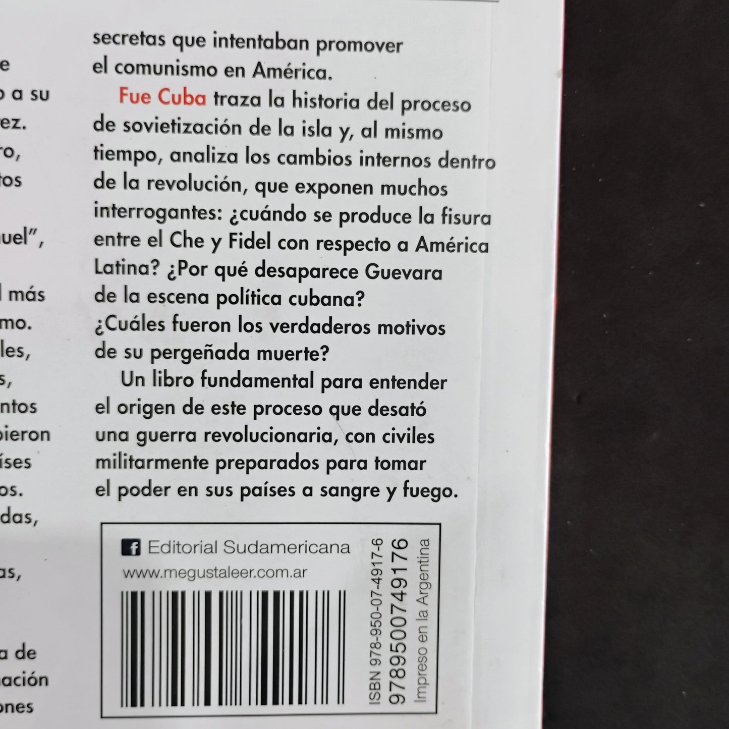 FUE CUBA. La infiltración cubano-soviética qué dio origen a la violencia subversiva en Latinoamérica - Juan B. Yofre