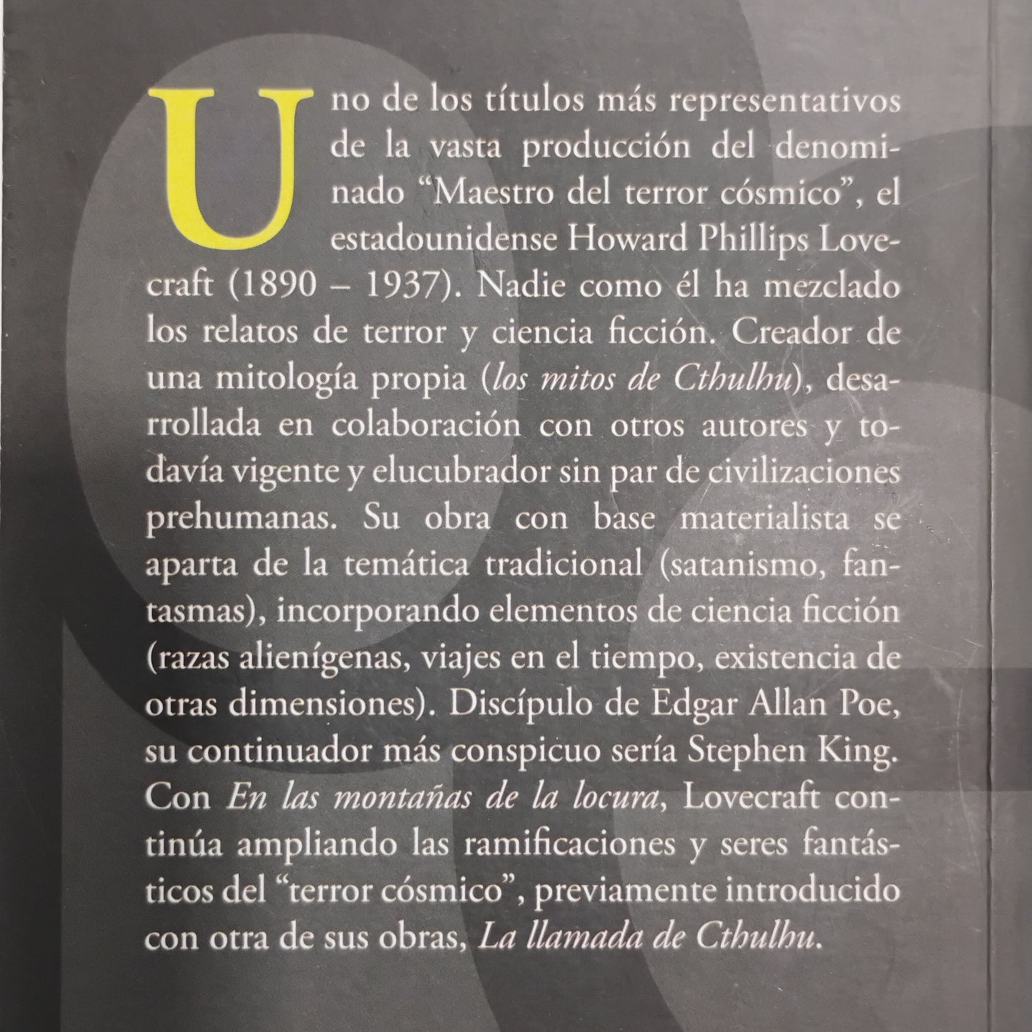 En las Montañas de la locura y otros relatos - H. P. Lovecraft