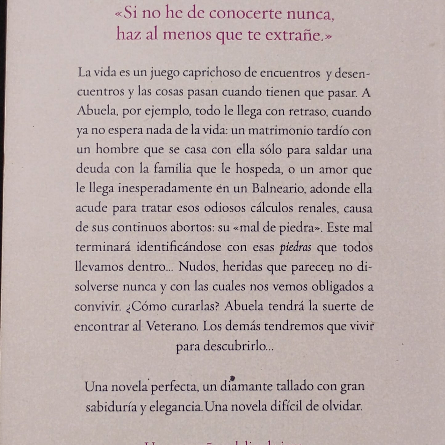 Mal de piedras - Milena Agus