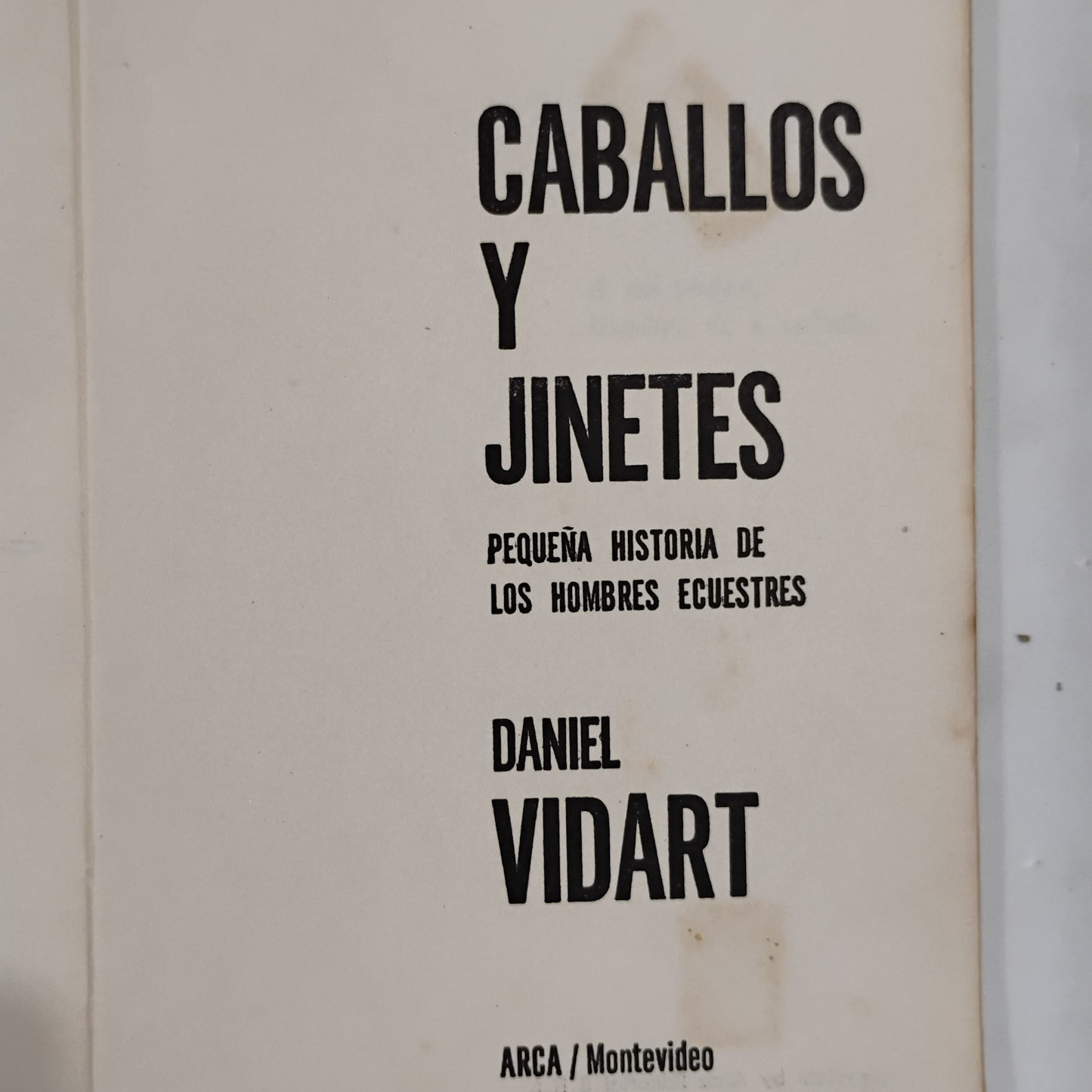 Caballos y jinetes - Daniel Vidart