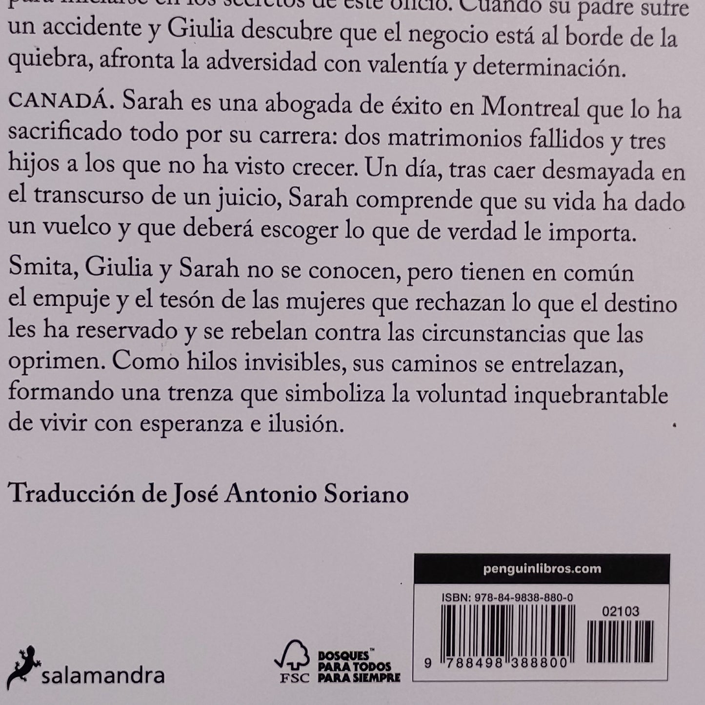 La trenza - Laetitia Colombani