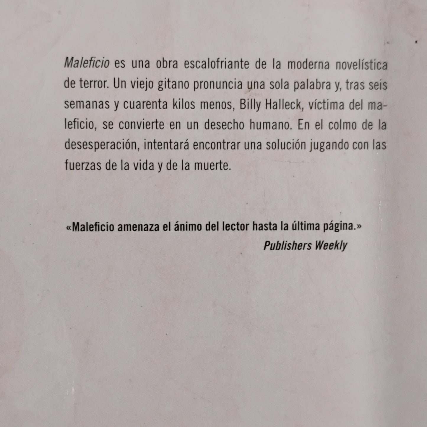 Maleficio - Stephen King