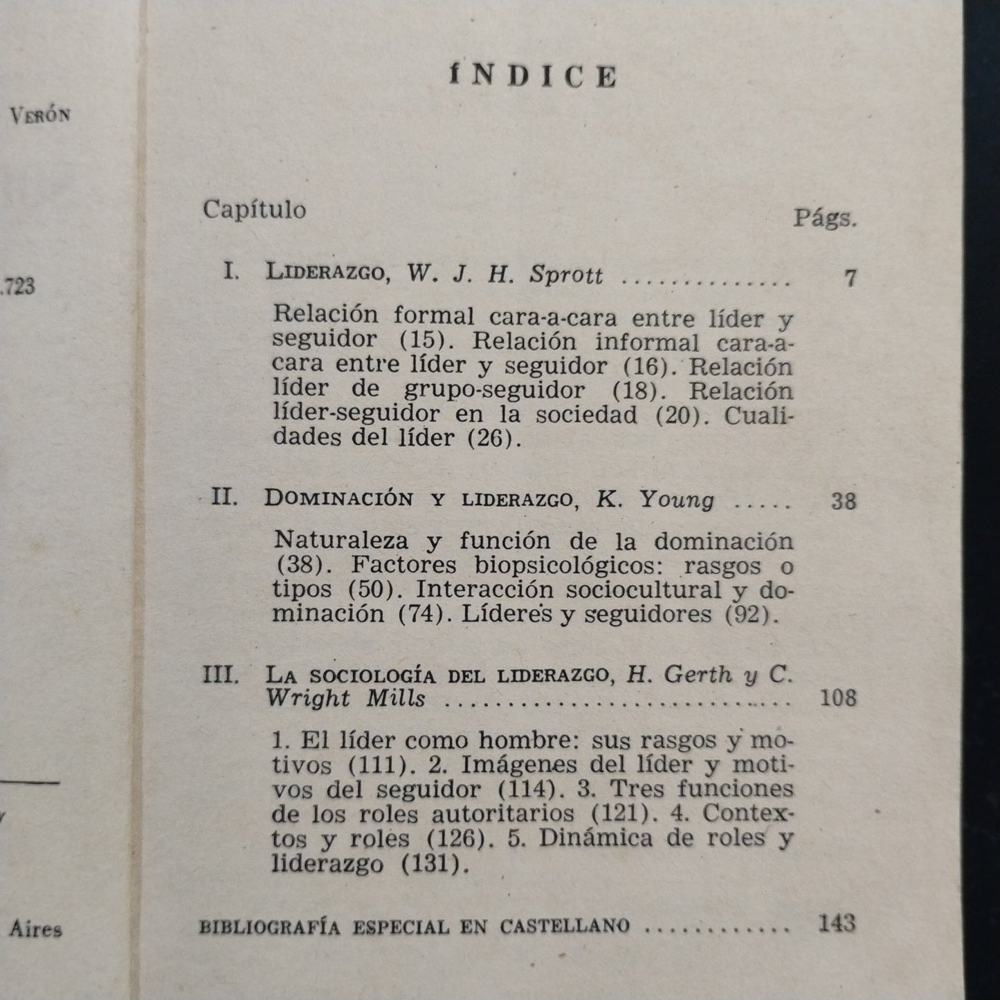 Psicología y sociología del líder - W. H. H. Sprott et al