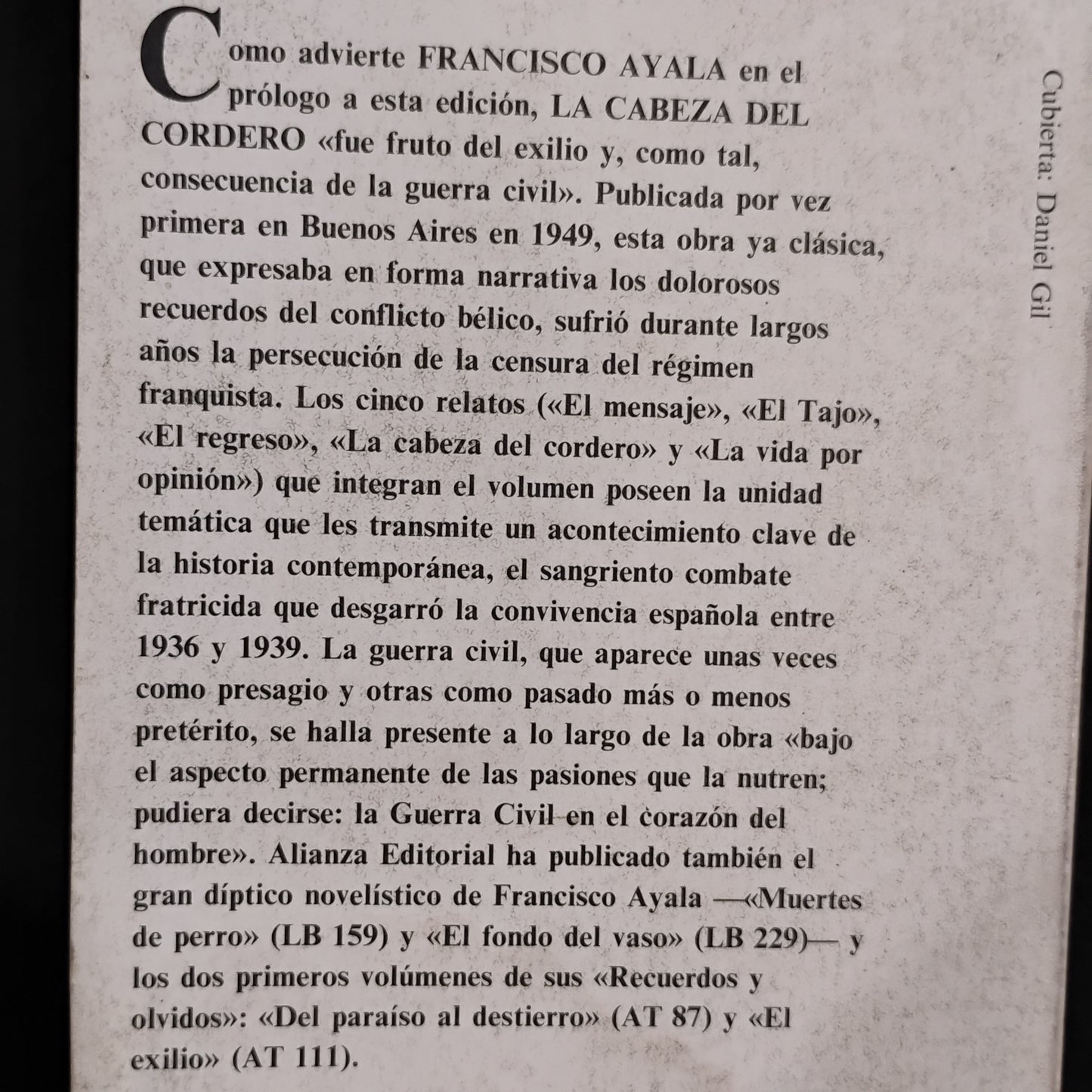 La cabeza del cordero - Francisco Ayala