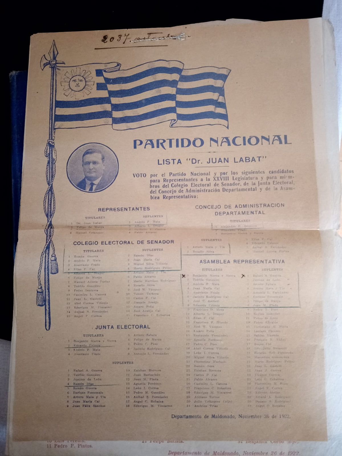 Álbum Ilustrado del Partido Nacional (1918) – Ángel Baz Robert