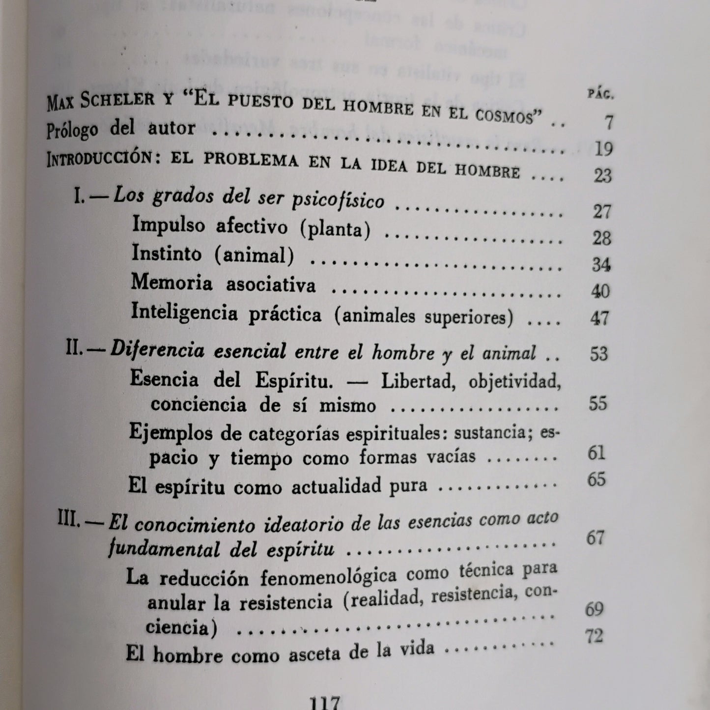 El puesto del hombre en el cosmos - Max Scheler