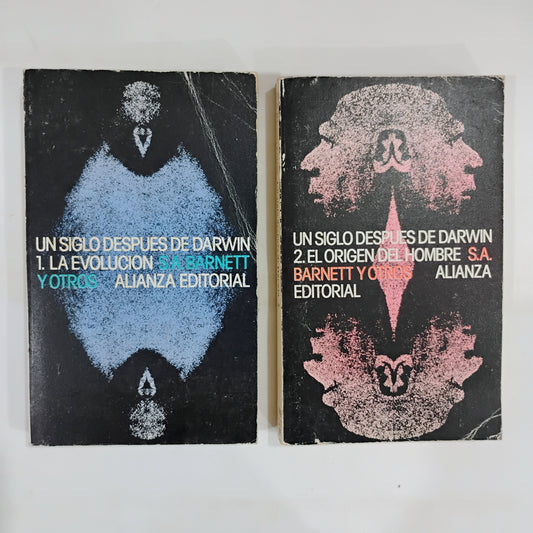 Un siglo después de Darwin (tomos 1 y 2). 1) La evolución. 2)bEl origen del hombre - S. A. Barnett y otros.