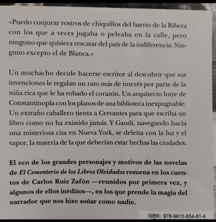 La ciudad de vapor - Carlos Ruiz Zafôn