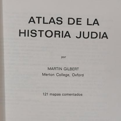 Atlas de la historia judía - Martín Gilbert