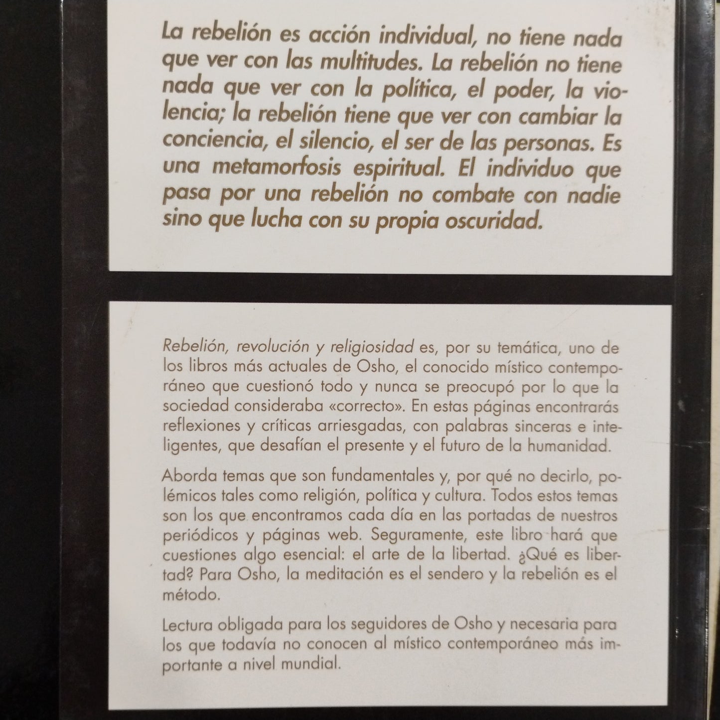 Rebelión, revolución y religiosidad. La meditación trae la utopía a la Tierra - Osho