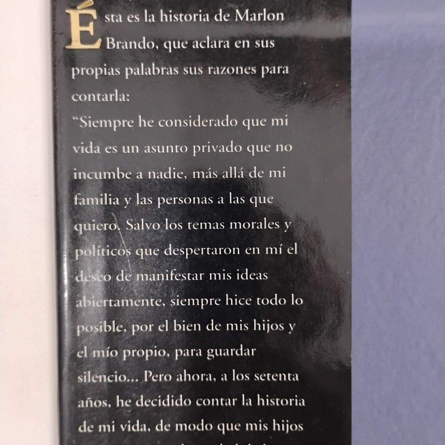 BRANDO. Canciones que me enseñó mi madre - Marlon Brando con Robert Lindsey