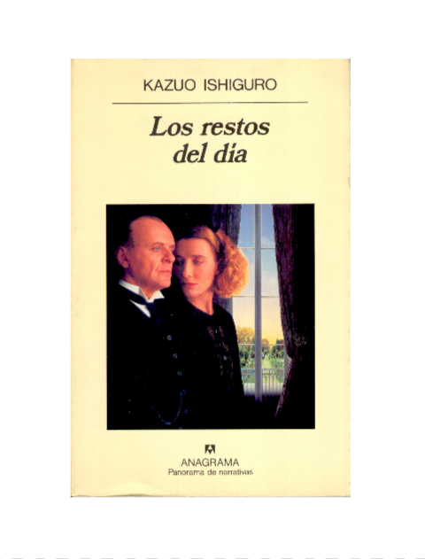 Los restos del día - Kazuo Ishiguro