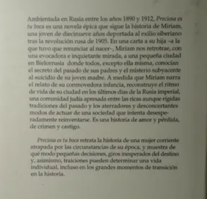 Preciosa es tu boca - Nancy Richler