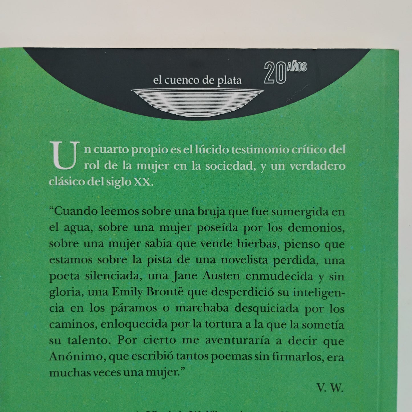 Un cuarto propio - Virginia Woolf