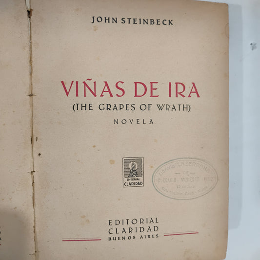 Viñas de la ira - John Steinbeck